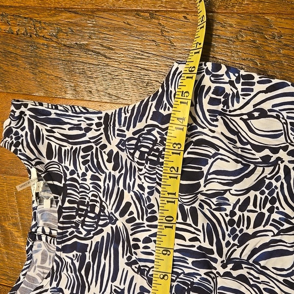 Tyler Boe size Small "Rachel" Blue White Print Maxi Sundress NWT - Picture 9 of 11